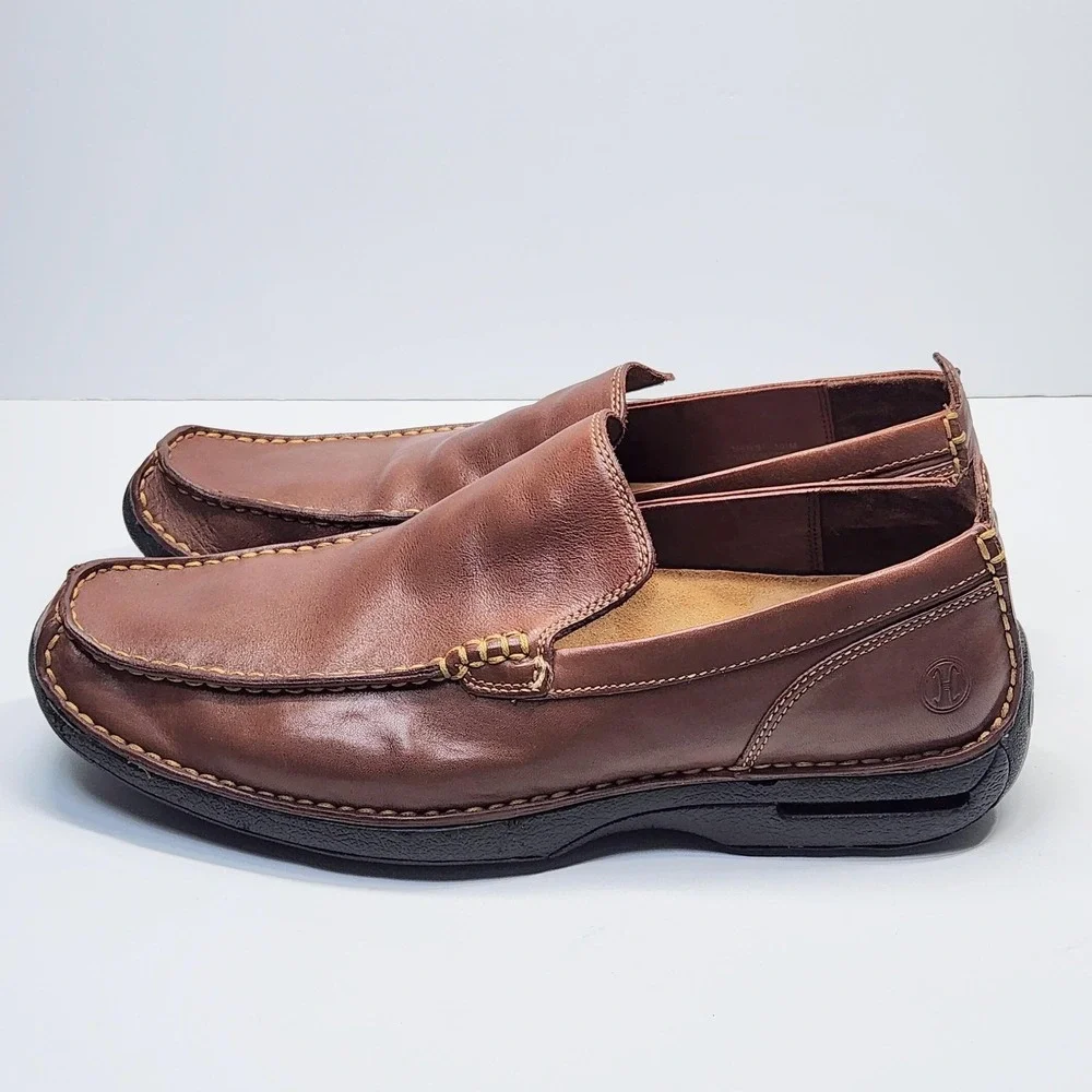 Cole Haan Air Tucker Venetian Shoes Mens Size 10.5 Brown Leather Slip On Loafers